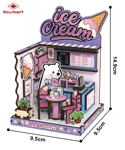 Puzzle madera ice cream 74 piezas